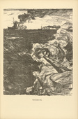 Ulrich H&uuml;bner. On the High Seas (Auf hoher See) (plate, p. 101) from the periodical Kriegszeit. K&uuml;nstlerflugbl&auml;tter, vol. 1, no. 25 (3 Feb 1915). 1915
