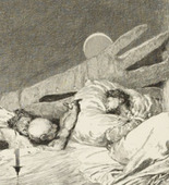 Max Klinger. Fears (&Auml;ngste) (plate VII) from A Glove, Opus VI (Ein Handschuh, Opus VI). 1881 (print executed 1880)