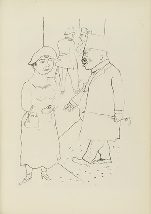 George Grosz. Plate 81 from Ecce Homo. 1922-1923 (reproduced drawings and watercolors executed 1915-22)