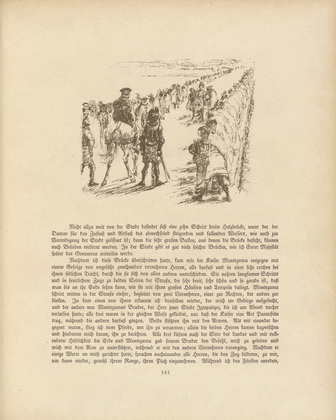 Max Slevogt. Illustration for Die Eroberung Mexicos von Ferdinand Cortes (The Conquest of Mexico by Fernando Cortez) (plate, page 343) from the periodical Kunst und K&uuml;nstler, vol. 17, no. 9 (June 1919). 1919 (print executed 1918)