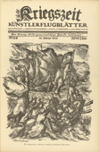Otto Hettner. Survivors of the Emden Landing in Hodeida (Die letzen der Emden landen in Hodeida) (in-text plate, p. 103) from the periodical Kriegszeit. K&uuml;nstlerflugbl&auml;tter, vol. 1, no. 26 (10 Feb 1915). 1915