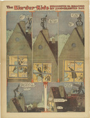 Lyonel Feininger. The Kin-der-Kids: Piemouth is Rescued by Kind-Hearted Pat  from The Chicago Sunday Tribune. (September 9) 1906