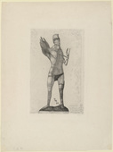 Paul Klee. Der Held mit dem Fl&uuml;gel (The Hero with the Wing) from the series Inventions (Inventionen). 1905