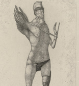 Paul Klee. Der Held mit dem Fl&uuml;gel (The Hero with the Wing) from the series Inventions (Inventionen). 1905