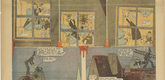 Lyonel Feininger. The Kin-der-Kids: Piemouth is Rescued by Kind-Hearted Pat  from The Chicago Sunday Tribune. (September 9) 1906