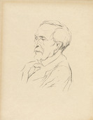 Rudolf Grossmann. Portrait Wilhelm von Bode (Bildnis Wilhelm von Bode) (plate facing page 333) from the periodical Kunst und K&uuml;nstler, vol. 23, no. 9 (June 1925). 1925