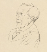 Rudolf Grossmann. Portrait Wilhelm von Bode (Bildnis Wilhelm von Bode) (plate facing page 333) from the periodical Kunst und K&uuml;nstler, vol. 23, no. 9 (June 1925). 1925