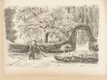 Max Liebermann. Park Landscape (Parklandschaft) (plate facing page 3) from the periodical Kunst und K&uuml;nstler, vol. 24, no. 1 (Oct 1925). 1925