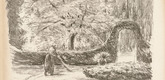 Max Liebermann. Park Landscape (Parklandschaft) (plate facing page 3) from the periodical Kunst und K&uuml;nstler, vol. 24, no. 1 (Oct 1925). 1925