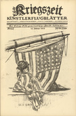 August Gaul. The British Sea Lion (Der britische Leu) (in-text plate, p. 107) from the periodical Kriegszeit. K&uuml;nstlerflugbl&auml;tter, vol. 1, no. 27 (17 Feb 1915). 1915