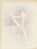Karl (Charles) Hug. Miss Payne of the Nelson-Theatre (Miss Payne vom Nelson-Theater) (plate facing page 203) from the periodical Kunst und K&uuml;nstler, vol. 24, no. 5 (Feb 1926). 1926 (drawing executed 1925)