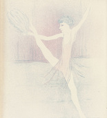 Karl (Charles) Hug. Miss Payne of the Nelson-Theatre (Miss Payne vom Nelson-Theater) (plate facing page 203) from the periodical Kunst und K&uuml;nstler, vol. 24, no. 5 (Feb 1926). 1926 (drawing executed 1925)