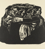 K&auml;the Kollwitz. The Mothers (Die M&uuml;tter) (plate 6) from War (Krieg). (1921-22, published 1923)