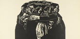 K&auml;the Kollwitz. The Mothers (Die M&uuml;tter) (plate 6) from War (Krieg). (1921-22, published 1923)