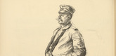 Max Liebermann. The Wounded One (Der Verwundete) (in-text plate, p. 110) from the periodical Kriegszeit. K&uuml;nstlerflugbl&auml;tter, vol. 1, no. 27 (17 Feb 1915). 1915