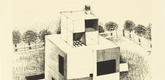 Johannes Itten. House of the White Man (Haus des wei&szlig;en Mannes) from the portfolio New European Graphics, 1st Portfolio: Masters of the State Bauhaus, Weimar, 1921 (Neue europ&auml;ische Graphik, 1. Mappe: Meister des Staatlichen Bauhauses in Weimar, 1921). (1920, published 1921)