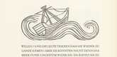 Gerhard Marcks. The Big Fish (Der gro&szlig;e Fisch) from Jonah (Jona). (1950)