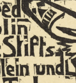 Ernst Ludwig Kirchner. Das Stiftsfr&auml;ulein und der Tod (The Canoness and Death). (1912, published 1913)
