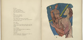 Oskar Kokoschka. Plate (folio 6) from M&ouml;rder, Hoffnung der Frauen (Murderer, Hope of Women). (1916)