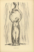 Emil Rudolf Weiss. Comforting Voice (Tr&ouml;stende Stimme)  (plate, p. 117) from the periodical Kriegszeit. K&uuml;nstlerflugbl&auml;tter, vol. 1, no. 29 (3 March 1915). 1915