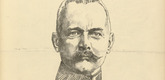 Wilhelm Tr&uuml;bner. General von Falkenheyn (General v. Falkenhayn)  (in-text plate, p. 119) from the periodical Kriegszeit. K&uuml;nstlerflugbl&auml;tter, vol. 1, no. 30 (10 March 1915). 1915