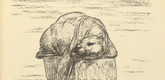 August Gaul. Idyll in the North Sea (Idyll in der Nordsee) (headpiece, p. 121) from the periodical Kriegszeit. K&uuml;nstlerflugbl&auml;tter, vol. 1, no. 30 (10 March 1915). 1915