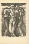 Otto Hettner. Memorial Page (Gedenkblatt) (plate, p. 125) from the periodical Kriegszeit. K&uuml;nstlerflugbl&auml;tter, vol. 1, no. 31 (17 March 1915). 1915