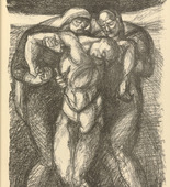 Otto Hettner. Memorial Page (Gedenkblatt) (plate, p. 125) from the periodical Kriegszeit. K&uuml;nstlerflugbl&auml;tter, vol. 1, no. 31 (17 March 1915). 1915