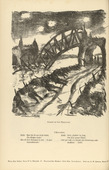 Franz Heckendorf. Battle on the Angerapp (Kampf an der Angerapp) (headpiece, p. 126) from the periodical Kriegszeit. K&uuml;nstlerflugbl&auml;tter, vol. 1, no. 31 (17 March 1915). 1915