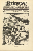 Willy Jaeckel. Massacre of the Jews (Juden-Massaker) (in-text plate, p. 127) from the periodical Kriegszeit. K&uuml;nstlerflugbl&auml;tter, vol. 1, no. 32 (24 March 1915). 1915