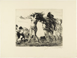 Lovis Corinth. The Bacchants (Bacchantenzug) from Compositions (Kompositionen). (1921-22)