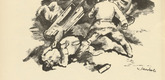 Willy Jaeckel. Przemysl (headpiece, p. 132) from the periodical Kriegszeit. K&uuml;nstlerflugbl&auml;tter, vol. 1, no. 33 (31 March 1915). 1915