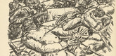 Erich B&uuml;ttner. Hand to Hand Fighting in Champagne (Nahkampf in der Champagne) (in-text plate, p. 134) from the periodical Kriegszeit. K&uuml;nstlerflugbl&auml;tter, vol. 1, no. 33 (31 March 1915). 1915