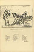 Max Slevogt. Kitchener&rsquo;s Sacrifice (Kitcheners Schlachtopfer) (headpiece, p. 137) from the periodical Kriegszeit. K&uuml;nstlerflugbl&auml;tter, vol. 1, no. 34 (7 April 1915). 1915