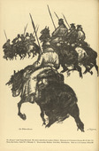 Kurt Sch&auml;fer. In the Snowstorm (Im Schneesturm) (plate, p. 138) from the periodical Kriegszeit. K&uuml;nstlerflugbl&auml;tter, vol. 1, no. 34 (7 April 1915). 1915