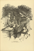 Fritz Rhein. In the Bomb Shelter (Im Alarmkeller) (plate, p. 141) from the periodical Kriegszeit. K&uuml;nstlerflugbl&auml;tter, vol. 1, no. 35 (14 April 1915). 1915