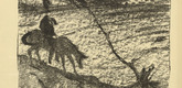 Oskar Nerlinger. Russian War (Russischer Krieg) (headpiece, p. 142) from the periodical Kriegszeit. K&uuml;nstlerflugbl&auml;tter, vol. 1, no. 35 (14 April 1915). 1915