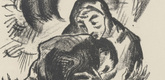 Josef Eberz. Reconciliation (Vers&ouml;hnung) (plate, after p. 268) from Jahrbuch der jungen Kunst, vol. 1. 1920