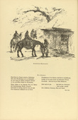 Hans Meid. Cavalry Patrol (Kavallerie-Patrouille) (headpiece, p. 148) from the periodical Kriegszeit. K&uuml;nstlerflugbl&auml;tter, vol. 1, no. 37 (28 April 1915). 1915