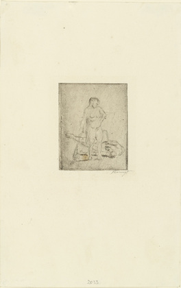 Max Slevogt. The Murderess (Die M&ouml;rderin). (1911, published 1912)