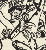 Vasily Kandinsky. Composition II (Komposition II) (plate, folio 7) from Kl&auml;nge (Sounds). (1913)