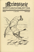 August Gaul. Lusitania (Lusitania) (in-text plate, p. 155) from the periodical Kriegszeit. K&uuml;nstlerflugbl&auml;tter, vol. 1, no. 39 (12 May 1915). 1915