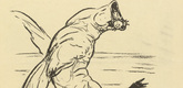 August Gaul. Lusitania (Lusitania) (in-text plate, p. 155) from the periodical Kriegszeit. K&uuml;nstlerflugbl&auml;tter, vol. 1, no. 39 (12 May 1915). 1915