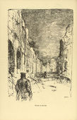 Hans Meid. Street in Kalisz (Stra&szlig;e in Kalisch) (plate, p. 156) from the periodical Kriegszeit. K&uuml;nstlerflugbl&auml;tter, vol. 1, no. 39 (12 May 1915). 1915