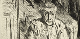 Lovis Corinth. My Mother-in-Law (Ma belle m&egrave;re) from the portfolio At the Corinthians (Bei den Corinthern). (1919)