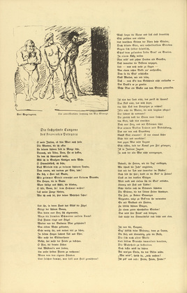 Max Slevogt. Three Ambushers (Drei Wegelagerer) (headpiece, p. 160) from the periodical Kriegszeit. K&uuml;nstlerflugbl&auml;tter, vol. 1, no. 40 (27 May 1915). 1915