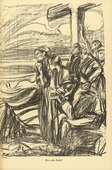 Dora Hitz. Quo vadis, Italia? (plate, p. 161) from the periodical Kriegszeit. K&uuml;nstlerflugbl&auml;tter, vol. 1, no. 40 (27 May 1915). 1915