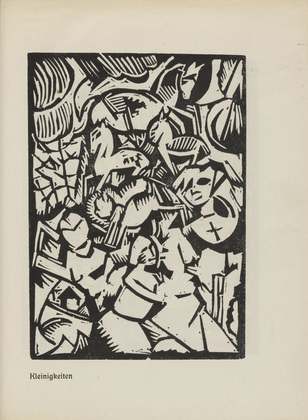 Georg Tappert. Odds and Ends (Kleinigkeiten) (plate, page 7) from the periodical Der schwarze Turm, vol. 1, no. 3 (July 1919). 1919