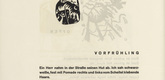 Vasily Kandinsky. Vignette next to "Early Spring" (Vignette bei "Vorfr&uuml;hling") (headpiece, folio 14, verso) from Kl&auml;nge (Sounds). (1913)
