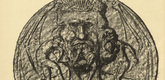 August Gaul. Roman Medal (R&ouml;mische Denkm&uuml;nze) (plate, p. 166) from the periodical Kriegszeit. K&uuml;nstlerflugbl&auml;tter, vol. 1, no. 41 (27 May 1915). 1915